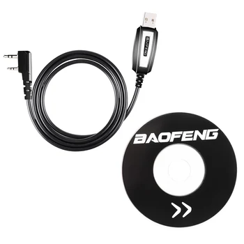USB Programovací Kábel Náhrada za Baofeng UV-5R CD so Softvérom UV-82 BF-888S Príslušenstvo