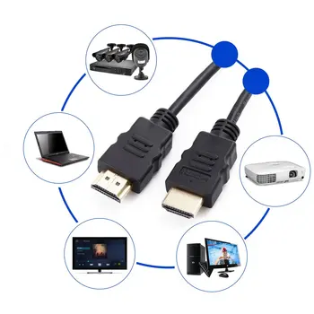 Kompatibilný s HDMI Kábel High speed 1080P 3D pozlátené kábel pre HDTV XBOX PS3 počítač 0,3 m 1m 1,5 m 2m 3m 5m 7.5 m 10 m 15 m