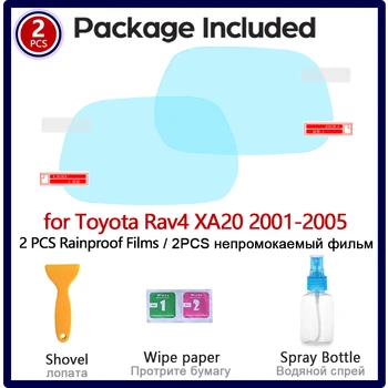 Pre Toyota Rav4 XA20 20 2001~2005 RAV 4 Úplné Pokrytie Anti Fog Film Spätné Zrkadlo Rainproof Anti-Fog Filmy Príslušenstvo 2003 2004