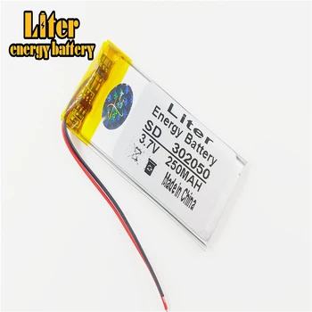 302050 250mah polymer tepelná bielizeň Bluetooth audio Účes lítiové batérie výrobcovia predávajú