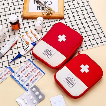 Mini Prenosné Pohotovostná Lekárska Taška Batoh Cestovné Outdoor Camping Prvá Pomoc Kit Medicíny Skladovanie Taška Núdzové Prežitie Taška