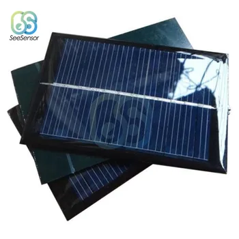 6V 100mA 0,6 W Mini Epoxidové Solárny Panel Polykryštalické Fotovoltaické Bunky Nabíjačky