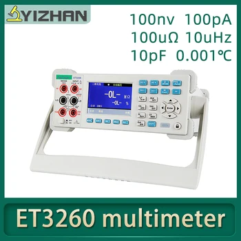 YIZHAN Automatické 22000 Počíta Digitálny Multimeter ET3240 ET3255 ET3260 Veľký TFT Displej Vysoká Presnosť Stolný Multimeter Tester