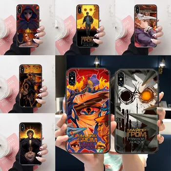 Anime Hlavné Grom Telefón puzdro Pre iphone 5 5S SE 2 6 6 7 8 11 12 Mini Plus X XS XR Pro Max black celkom nárazníka silikónové