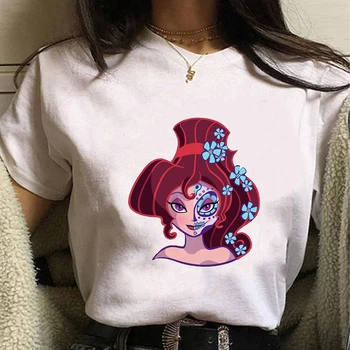 Princezná Dizajnér Disney Estetické Oblečenie dámske tričko Fashion Urban Príležitostné Letné Základné Topy Ulici Harajuku Krátky Rukáv