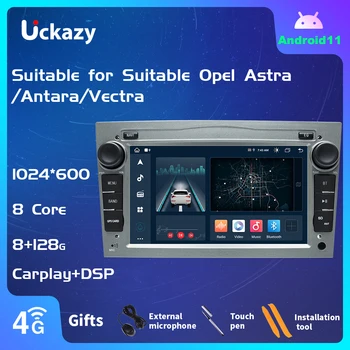 2 din Android 11 Multimediálne autorádio Pre Opel Vectra C, Zafira Corsa B D C Astra H G J vivaro Meriva GPS Navigácie, Audio Stereo