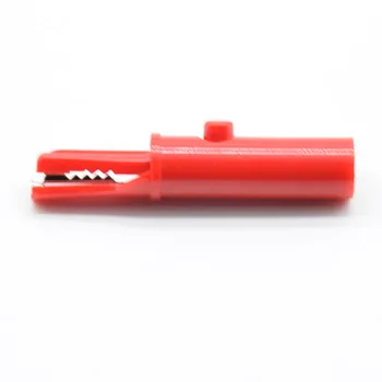 2 Ks 4 mm červená čierna Push Button Typ Úplný Ochranný krokosvorkami Pre Profesionálne Multimeter v SÚLADE HIRSCHMANN AK10