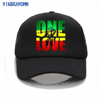 RASTA JEDNA LÁSKA MESTO šiltovky Rastafariho Lion King čistý spp tlač Jamajka Vlajka Najlepšie Červená Žltá & Zelený Dizajn cool klobúk