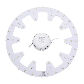 24W 5730 SMD LED Panel Kruhu Hliníkové Dosky Stropné svietidlo 5730 SMD Čistá Biela 6500K Dia 272mm + Napájanie Ovládača