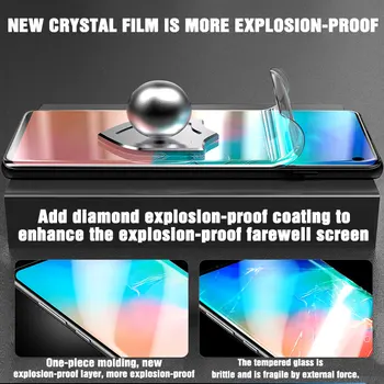 Screen Protector Samsung Galaxy S21 Plus Poznámka: 20 10 Lite S20 FE A02S A32 A72 A52 A71 A51 A12 Hydrogel Film