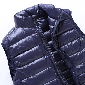 Nové plus veľkosť 10XL 9XL 8XL módna vesta ultra ľahké mužov bunda vesta bez rukávov pre mužov bežné kabát muž kačica bunda na zimu