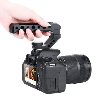 Univerzálny Rukoväti pre Sony Nikon Canon, Pentax UURig R005 DSLR Fotoaparát Top Rukoväť Cold Shoe Mount Adaptér