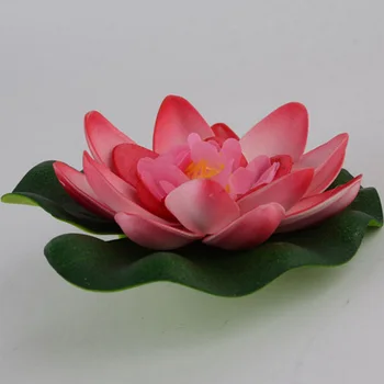 1 KS 10 cm Svadobné Plávajúce Lotus Umelý Kvet DIY lekna Mariage Falošné Rastliny Domáce Dekorácie