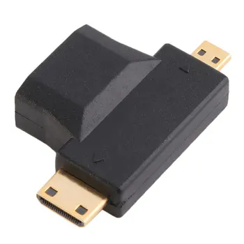 Mini 3 v 1 Micro HDMI kompatibilné s mužmi a HDMI 1.4 Kábel, Adaptér, Meniče pre fotoaparát telefónu Kartu Čitateľov