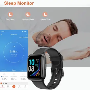 YAMAY Smart Hodinky pre Mužov, Ženy, Fitness Sledovanie Krvného Tlaku/Kyslíka v Krvi/Heart Rate Monitor s iPhone Samsung Android