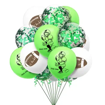 12-Palcový Rugby Gumové Balóny Americký Futbal Chlapec Children 's Výročia, Narodeniny, Party Dekorácie Dodávky