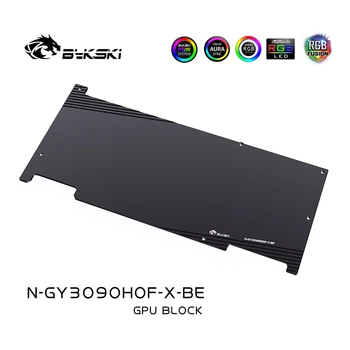 Bykski N-GY3090HOF-X PC vodné chladenie GPU chladič grafickej karty Vodný Blok pre GALAX GeForce RTX 3090 HOF EXTRÉMNE Backplate